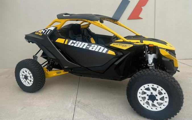 2024 Can-Am® Maverick R X RS with Smart-Shox Carbon Black & Neo Yellow