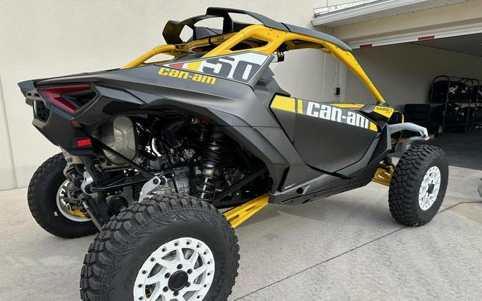 2024 Can-Am® Maverick R X RS with Smart-Shox Carbon Black & Neo Yellow