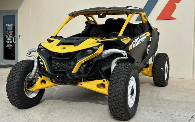 2024 Can-Am® Maverick R X RS with Smart-Shox Carbon Black & Neo Yellow