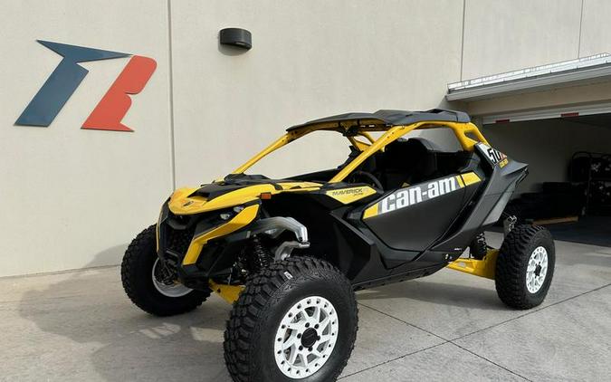 2024 Can-Am® Maverick R X RS with Smart-Shox Carbon Black & Neo Yellow