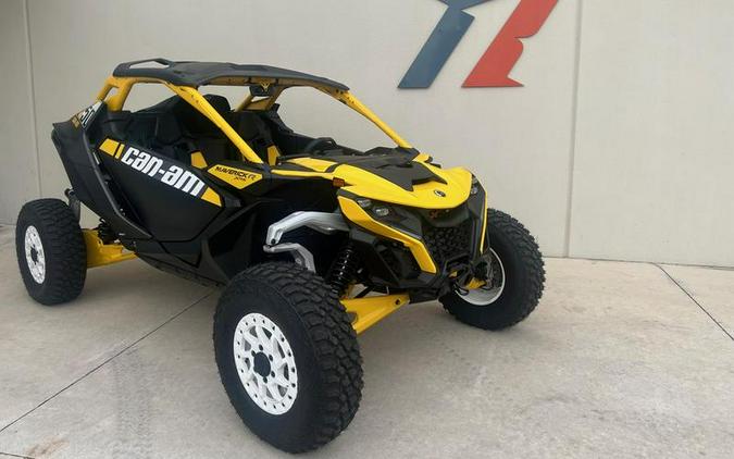 2024 Can-Am® Maverick R X RS with Smart-Shox Carbon Black & Neo Yellow