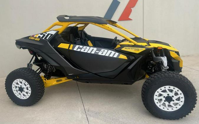 2024 Can-Am® Maverick R X RS with Smart-Shox Carbon Black & Neo Yellow