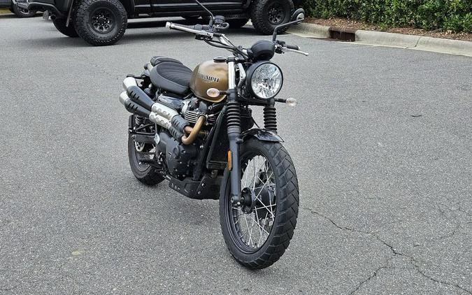 2022 Triumph Street Scrambler Jet Black