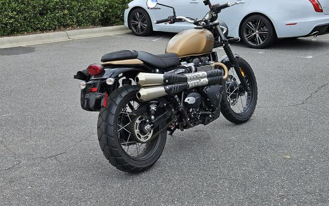 2022 Triumph Street Scrambler Jet Black