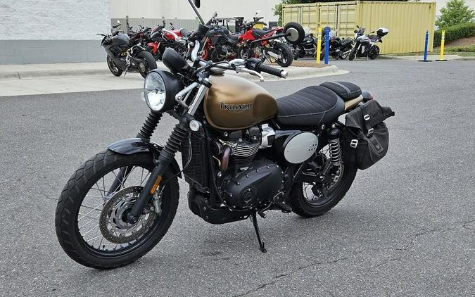 2022 Triumph Street Scrambler Jet Black