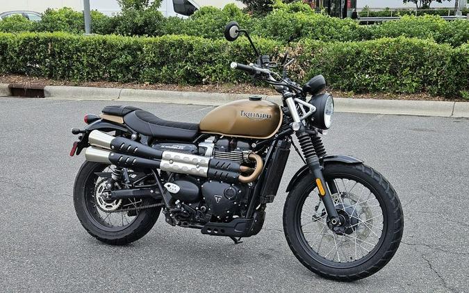 2022 Triumph Street Scrambler Jet Black