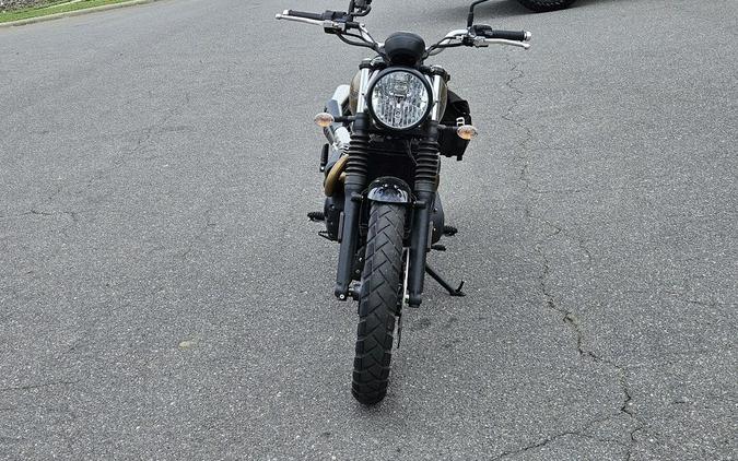 2022 Triumph Street Scrambler Jet Black