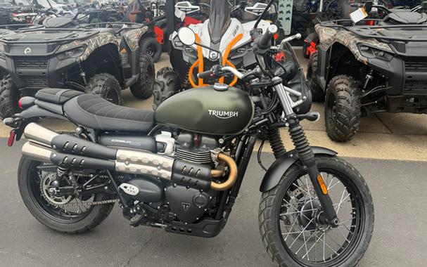 2023 Triumph Scrambler 900 Matte Khaki Green (Euro 5A)