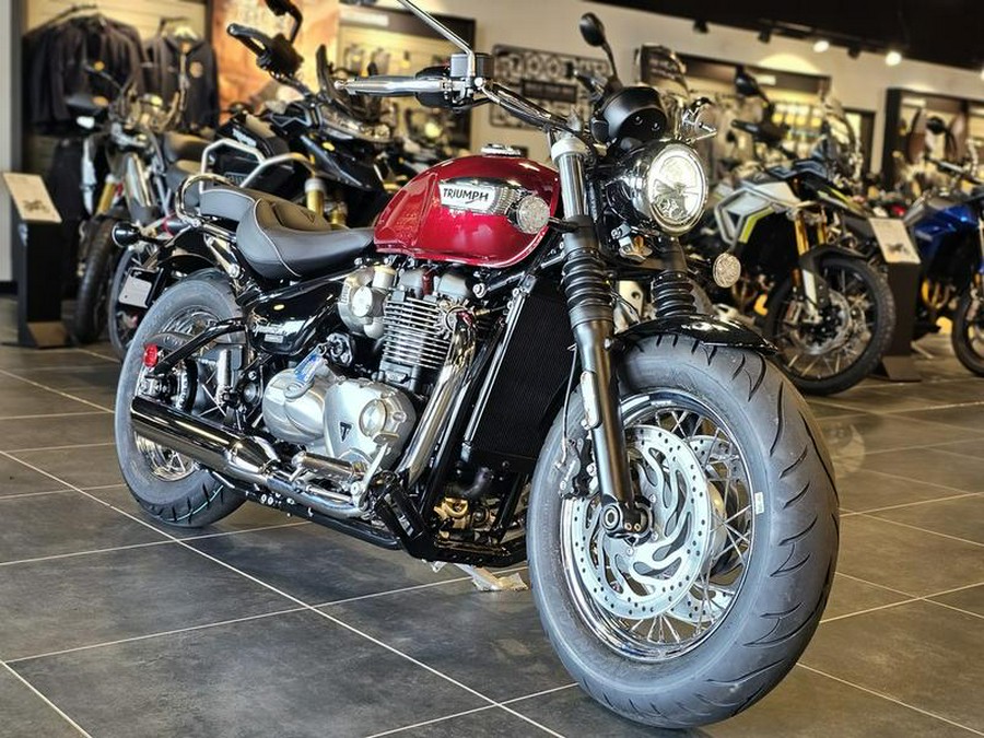 2023 Triumph Bonneville Speedmaster Cordovan Red