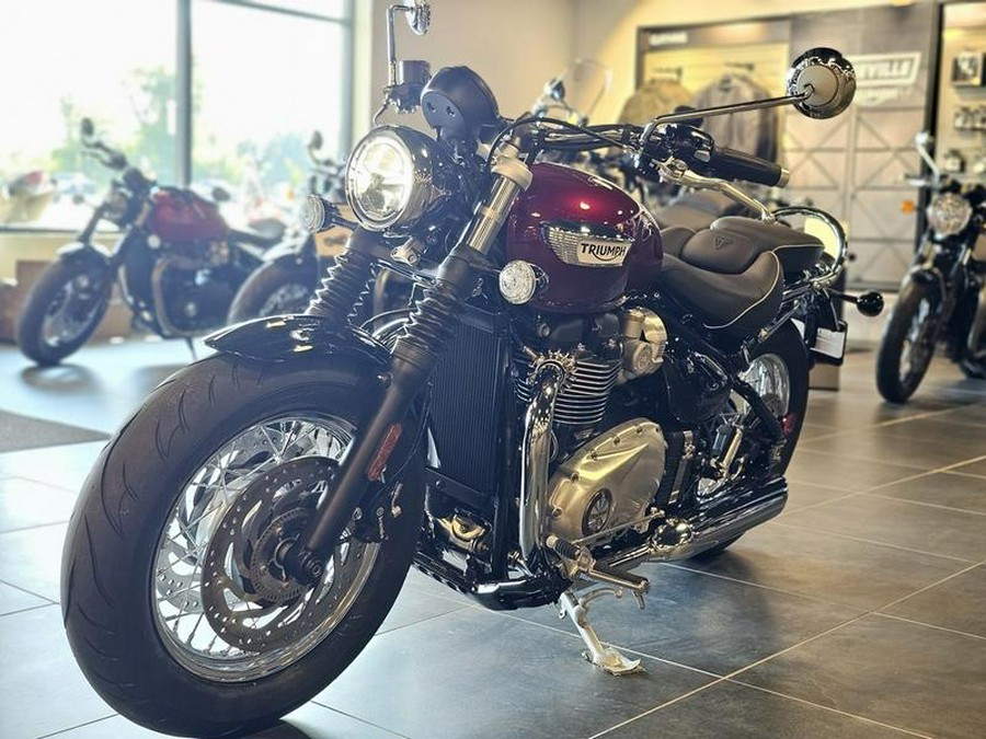 2023 Triumph Bonneville Speedmaster Cordovan Red