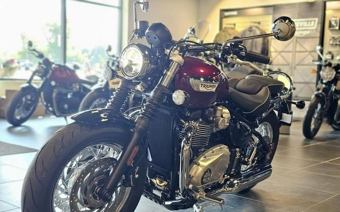 2023 Triumph Bonneville Speedmaster Cordovan Red