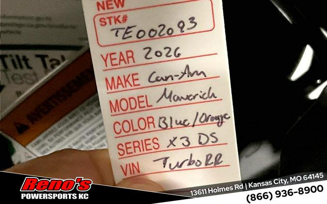 2026 Can-Am Maverick™ X3 DS TURBO RR