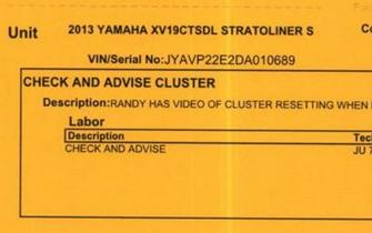 2013 Yamaha Stratoliner® S