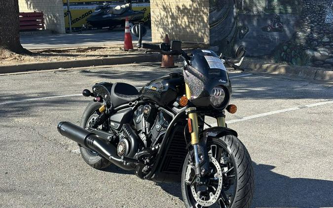 2026 Indian 101 Scout Black Crystal With Super Graphite
