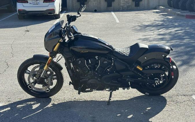 2026 Indian 101 Scout Black Crystal With Super Graphite