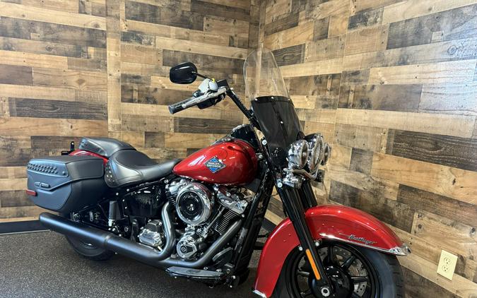 2026 Harley-Davidson® Heritage Classic Brilliant Red Black Cast Wheels FLHC
