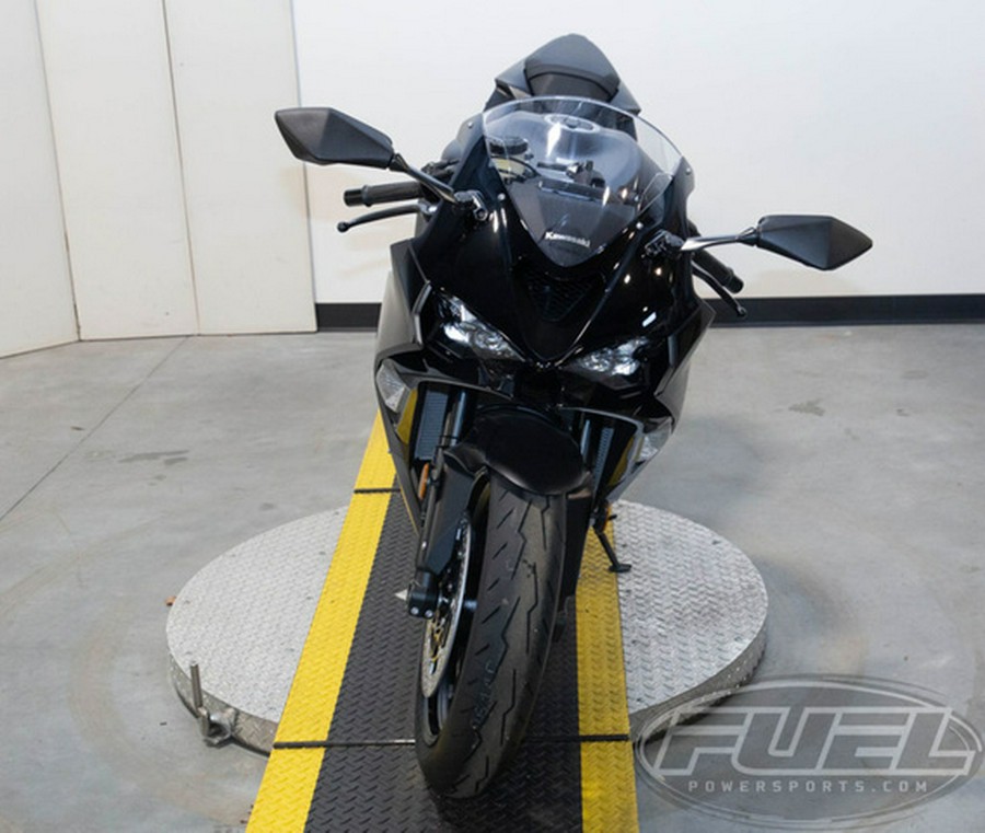 2024 Kawasaki Ninja ZX-6R ABS Metallic Flat Spark BlackEbony