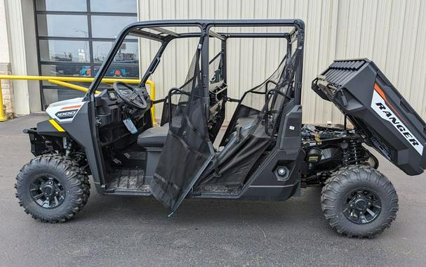 New 2024 POLARIS RANGER CREW 1000 PREMIUM WHITE LIGHTNING