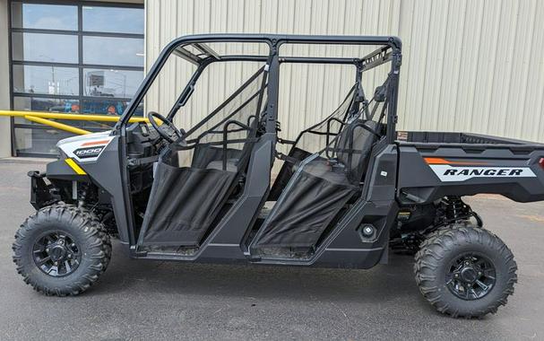 New 2024 POLARIS RANGER CREW 1000 PREMIUM WHITE LIGHTNING