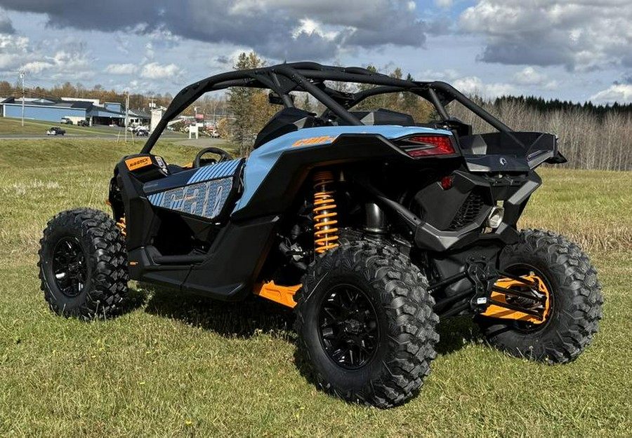 2026 Can-Am® Maverick X3 DS Turbo RR Scandi Blue & Orange Crush