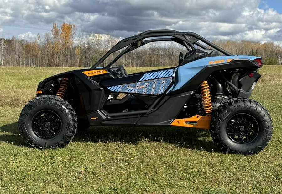 2026 Can-Am® Maverick X3 DS Turbo RR Scandi Blue & Orange Crush