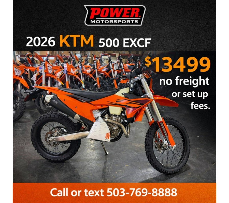 2026 KTM 500 EXC-F