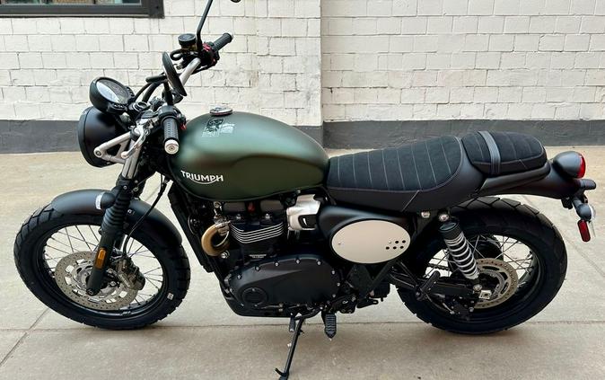 2024 Triumph Scrambler 900 Matte Khaki Green