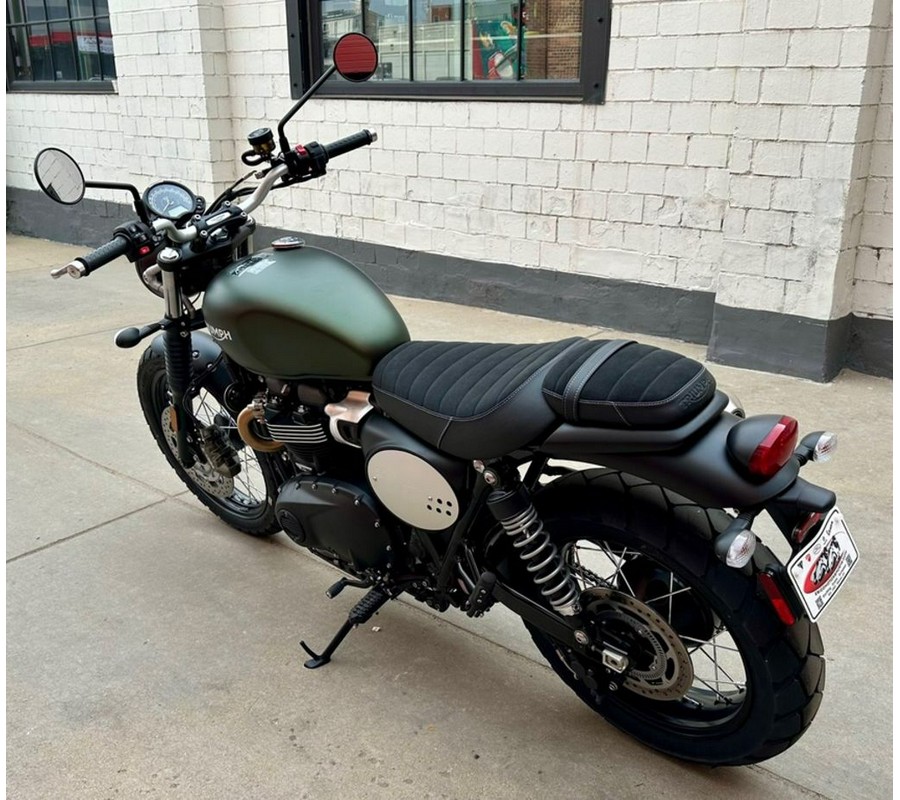 2024 Triumph Scrambler 900 Matte Khaki Green