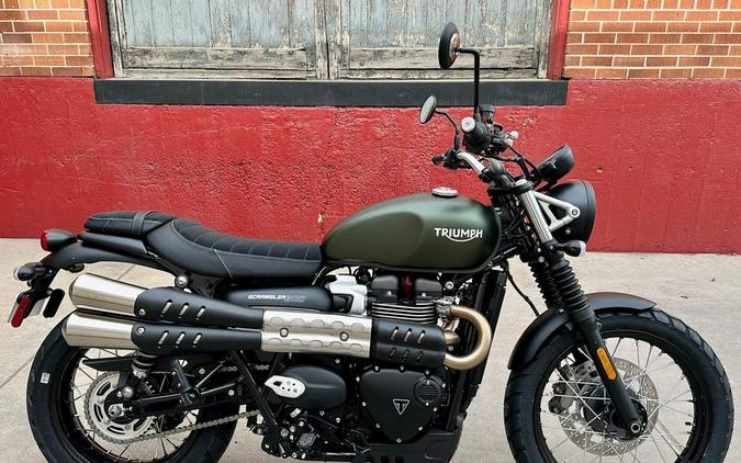 2024 Triumph Scrambler 900 Matte Khaki Green