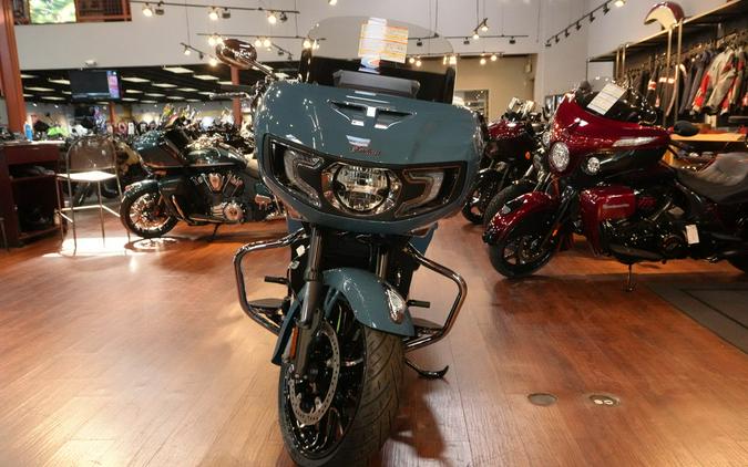 2026 Indian Motorcycle® Challenger® Limited 112 w/PowerBand Audio Storm Blue with Black Metallic