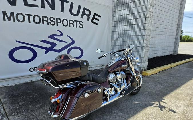 2021 Indian Springfield Maroon Metallic/Crimson Metallic
