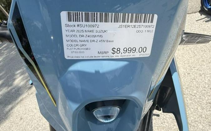 2025 Suzuki DR-Z4SM