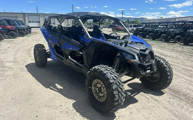 2024 Can-Am® Maverick X3 MAX X rs Turbo RR with Smart-Shox Dazzling Blue & Carbon Black