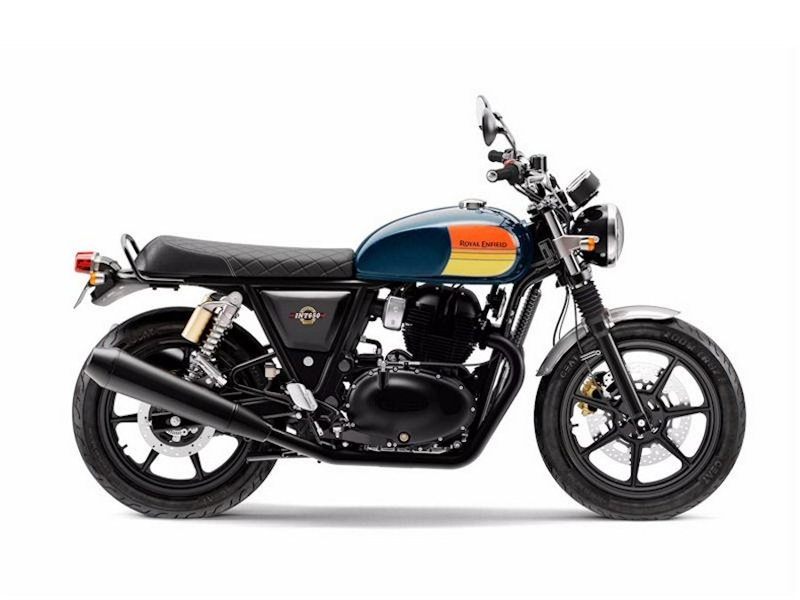 2024 Royal Enfield INT650 Barcelona Blue