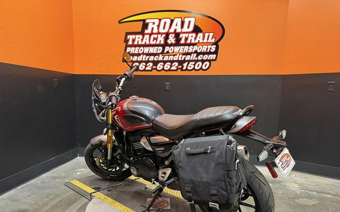 2025 Triumph Speed 400 Carnival Red Storm Grey