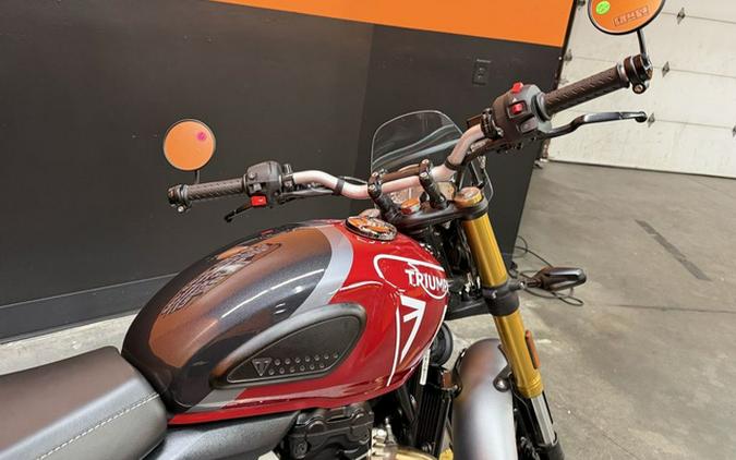 2025 Triumph Speed 400 Carnival Red Storm Grey