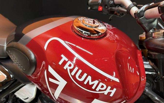 2025 Triumph Speed 400 Carnival Red Storm Grey