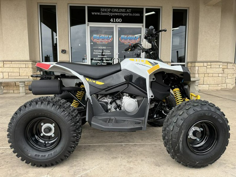 New 2024 CAN-AM RENEGADE 110 EFI CATALYST GRAY AND NEO YELLOW