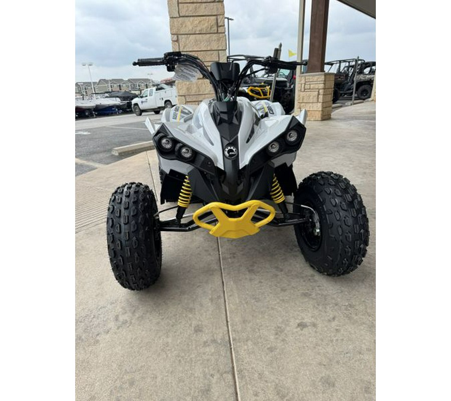 New 2024 CAN-AM RENEGADE 110 EFI CATALYST GRAY AND NEO YELLOW