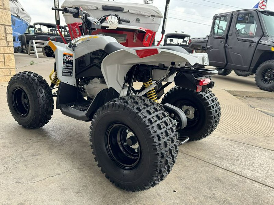 New 2024 CAN-AM RENEGADE 110 EFI CATALYST GRAY AND NEO YELLOW