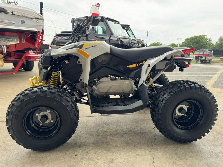 New 2024 CAN-AM RENEGADE 110 EFI CATALYST GRAY AND NEO YELLOW