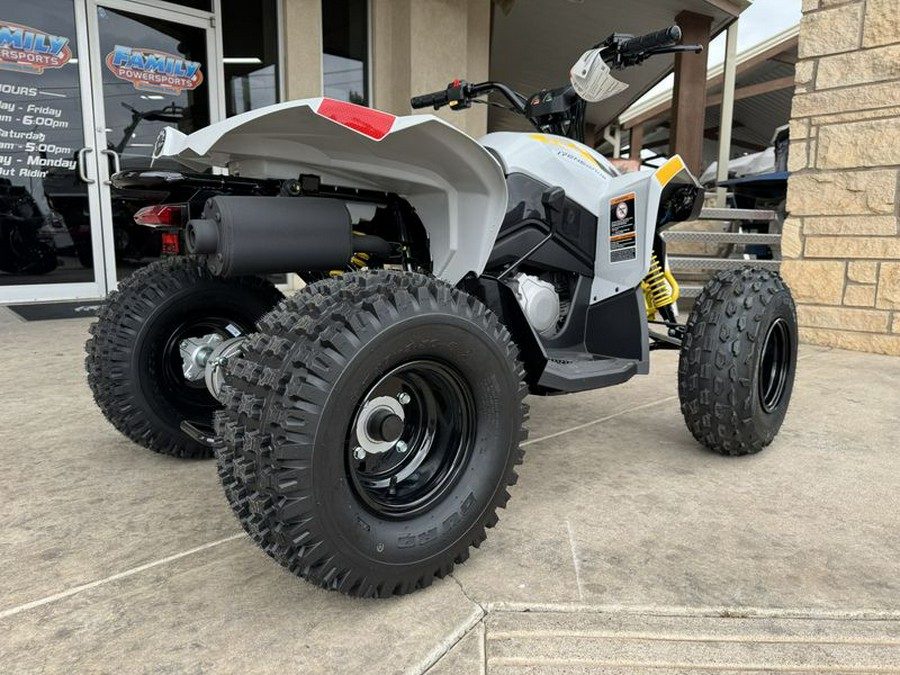 New 2024 CAN-AM RENEGADE 110 EFI CATALYST GRAY AND NEO YELLOW