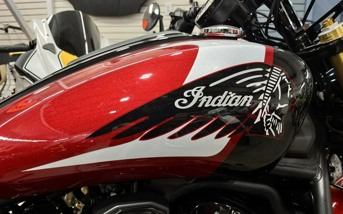 2025 Indian 101 Scout Ghost White Metallic With Graphics