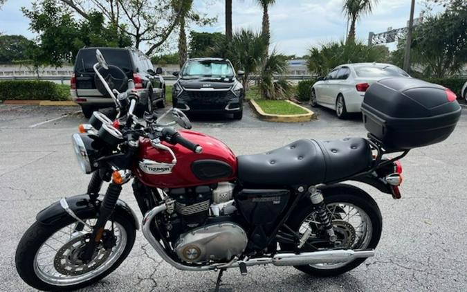 2020 Triumph Bonneville T100 Cranberry Red