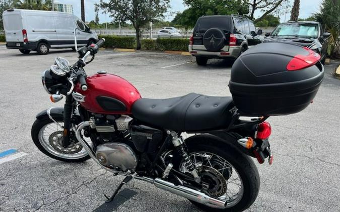 2020 Triumph Bonneville T100 Cranberry Red