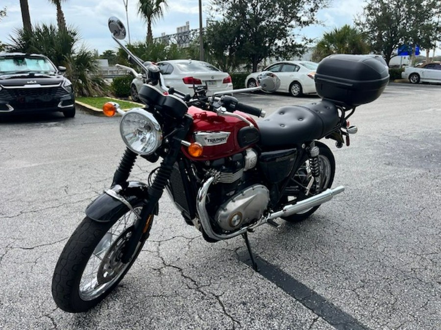 2020 Triumph Bonneville T100 Cranberry Red