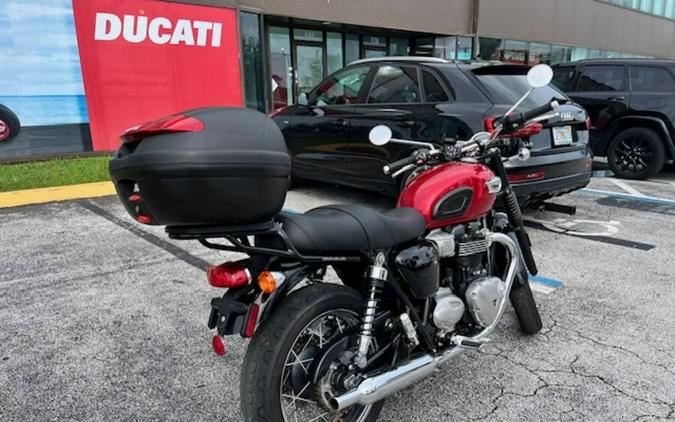 2020 Triumph Bonneville T100 Cranberry Red