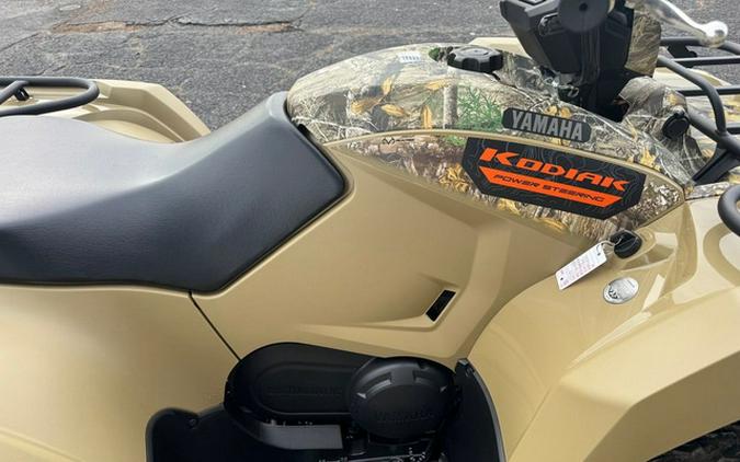 2026 Yamaha Kodiak 450 EPS Fall Beige W/ Realtree Edge