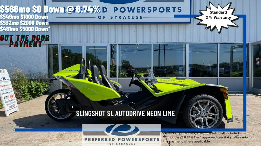 2023 Slingshot Slingshot SL Autodrive Neon Lime