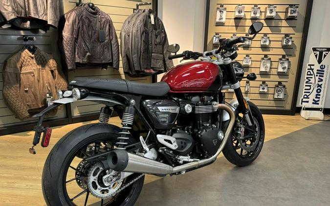 2024 Triumph Speed Twin 1200 Carnival Red/Storm Grey